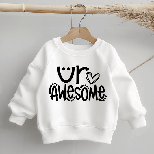 u'r awesome - Statement Spruch | Bügelbild