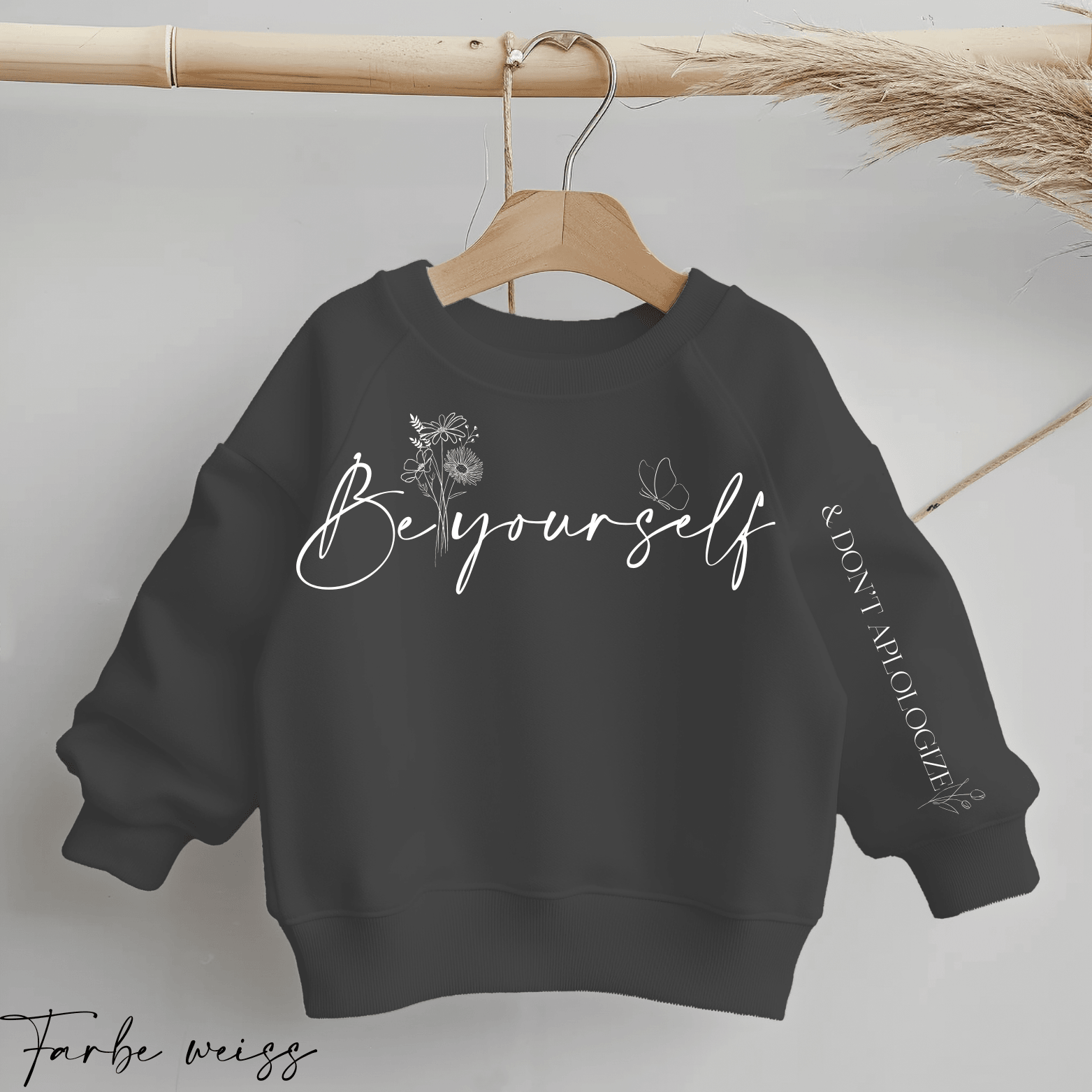 Be yourself | Statement Bügelbild 2-Teilig - Alisa von WPS | Werkplan Schnittmanufaktur