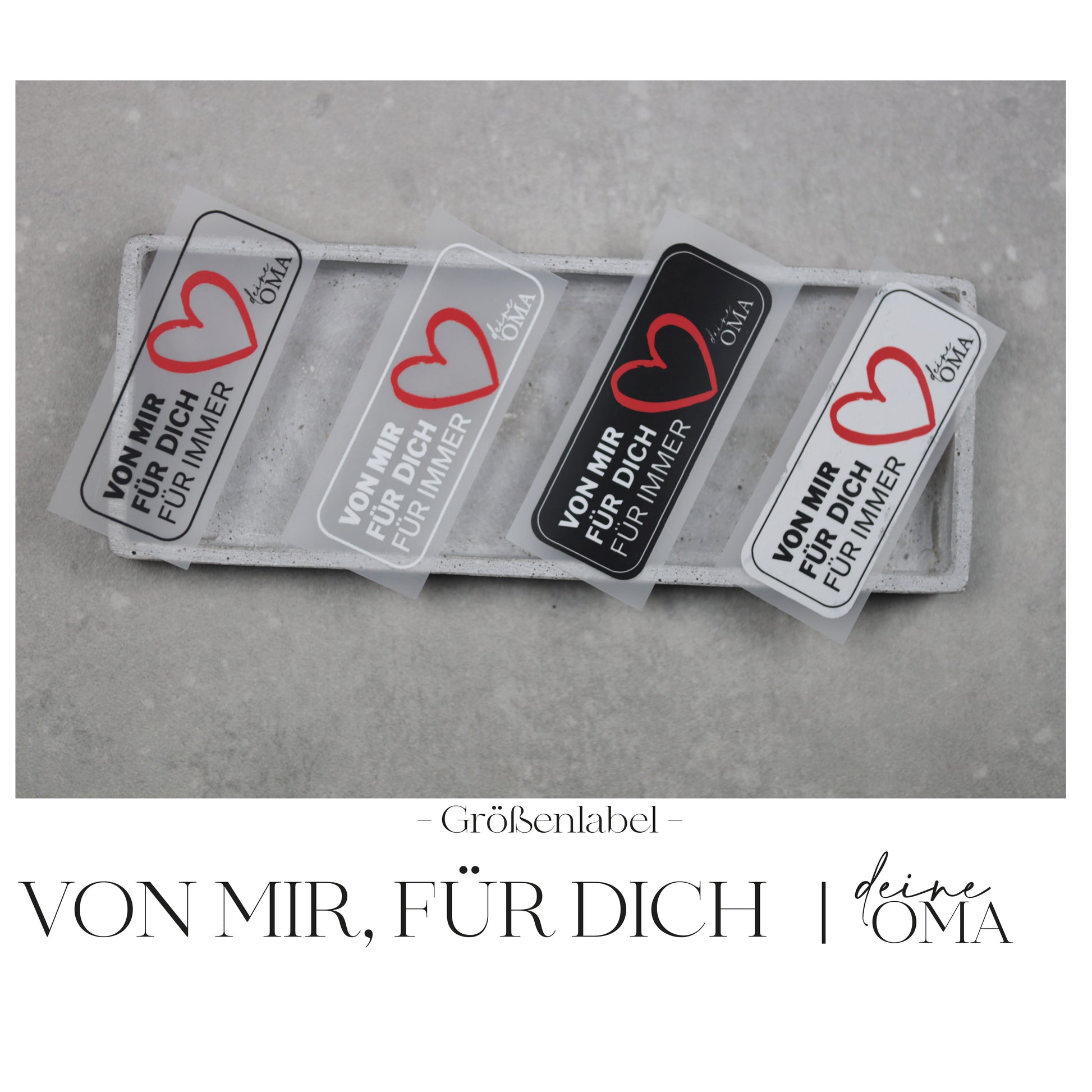 Entdecke unsere stylischen Größenlabels als Bügelbilder für Statement-Jacken! Einfach aufzubügeln, langlebig und perfekt für individuelle DIY-Projekte. Verleihe Deinen Jacken eine persönliche Note und sorge für klare Größenangaben. Jetzt online kaufen!