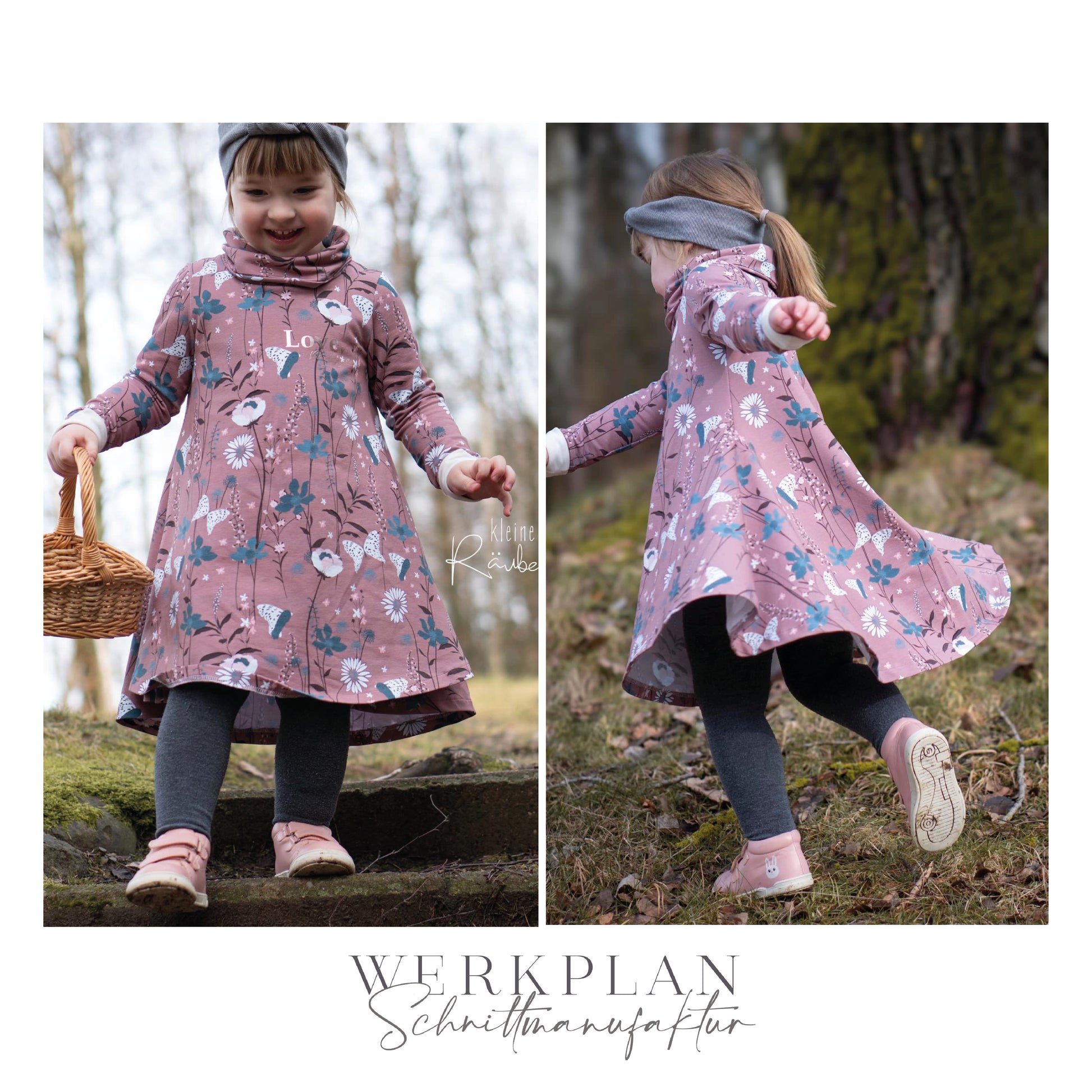 Little LadyWERK | Ganzjahres Kleid & Tunika | Kids & Teens - 74 bis 164 | A0 & A4 | Beamer - Werkplan.Schnittmanufaktur