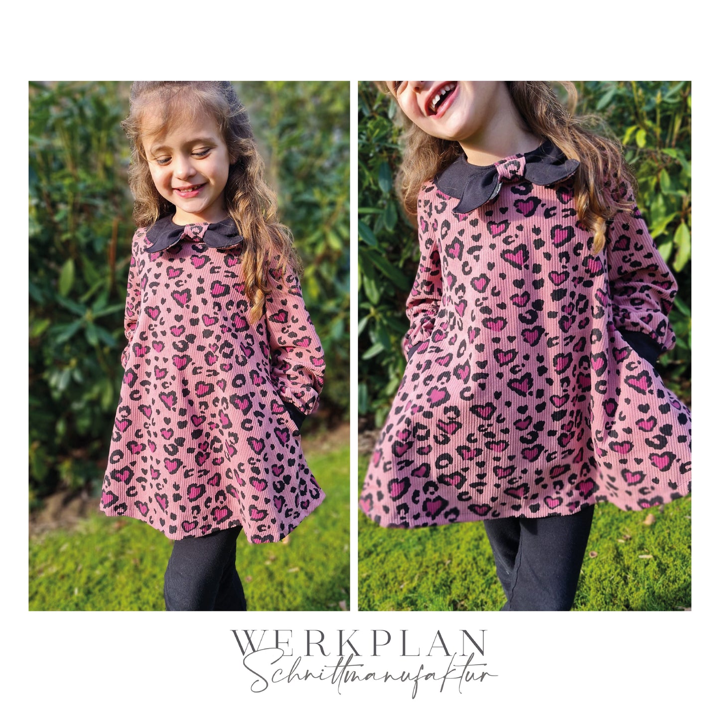 Little LadyWERK | Ganzjahres Kleid & Tunika | Kids & Teens - 74 bis 164 | A0 & A4 | Beamer - Werkplan.Schnittmanufaktur