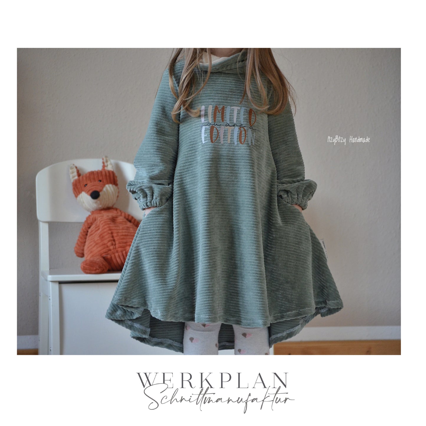 Little LadyWERK | Ganzjahres Kleid & Tunika | Kids & Teens - 74 bis 164 | A0 & A4 | Beamer - Werkplan.Schnittmanufaktur