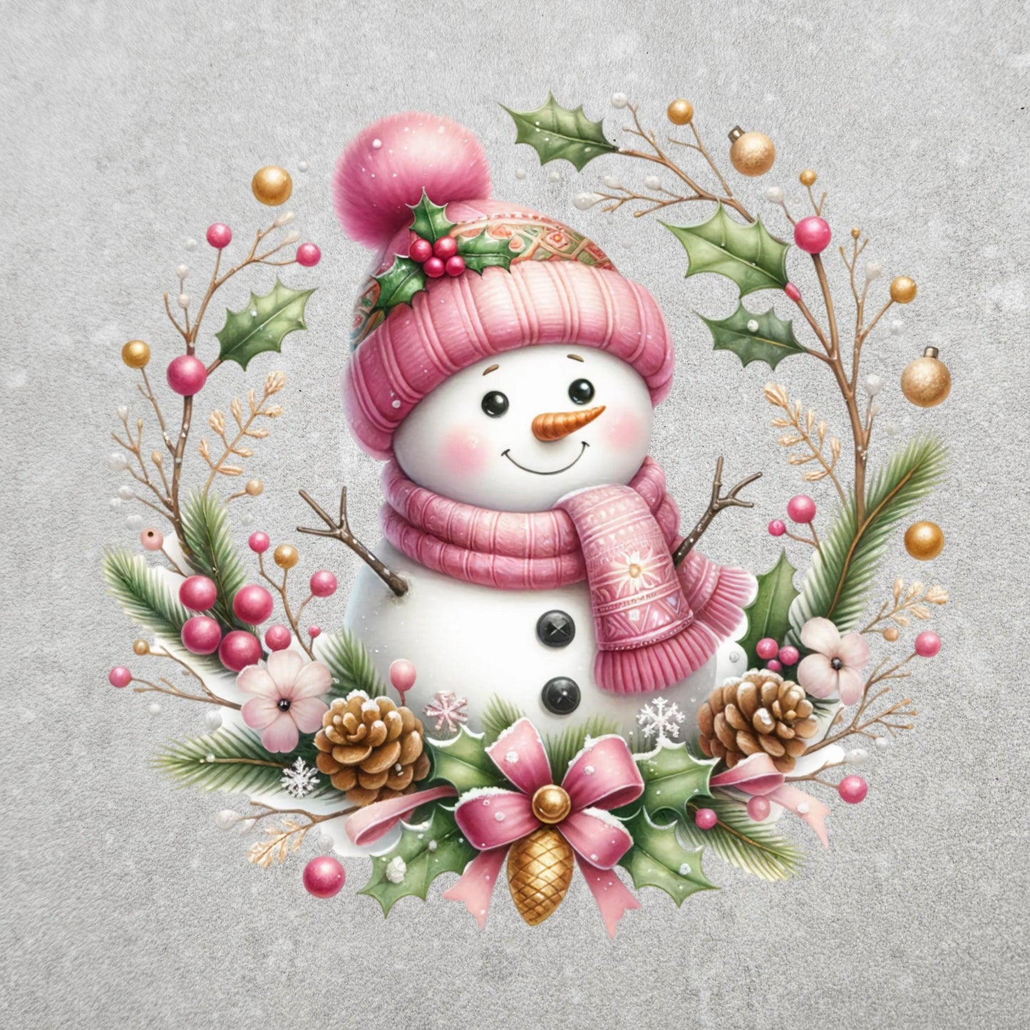 Cute Snowman #4 | Vorbestellung Bügelbild