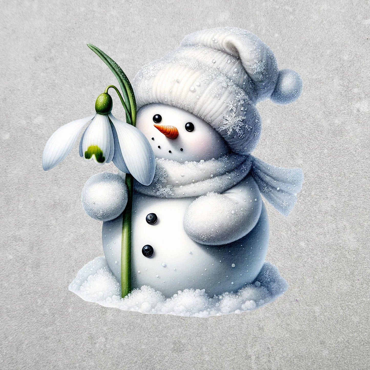 Cute Snowman #9 | Vorbestellung Bügelbild